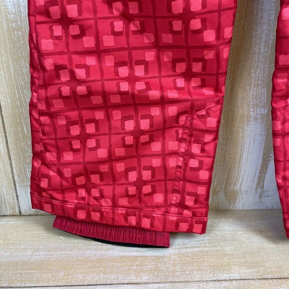 Spyder Snowboard Ski Snow Pants Girls Pink Print Size 18 - Picture 3 of 15